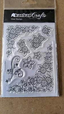 Kanban Clear Silicone Stamps BNIP Pristine Condition • £4.50