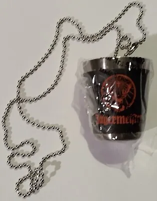 Jägermeister (Jagermeister) Metal With Faux Leather Wrap Shot Glass With Chain • £10