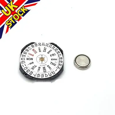 Quartz Watch Movement With Day Date For Seiko 7N43A V343 V348 V743 Y143 • £9.34