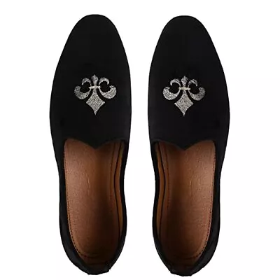 Mens Jutti Ethnic Mojari Wedding Indian Flat Shoes US Size 6-11 Multi Designer • £40.04