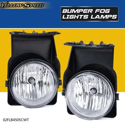 Bumper Fog Lights Lamps  Fit For 03-06 GMC Sierra 1500 2500 3500 Pickup • $25.88