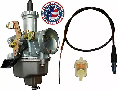 $32.94 • Buy Fits HONDA XR 100 CARBURETOR XR 100R XR100R XR100 1985-2003 FREE THROTTLE CABLE