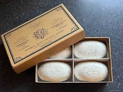 The Scottish Fine Soaps Co OATMEAL Soap Bars (4 X 3.5 Oz) NIB 4 Bars In Box HTF • $22.99