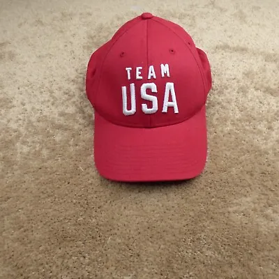 Team USA Hat Cap Snap Back Red White Cap One Size Team USA • $8.88