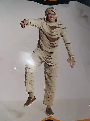 Adult Size Large Mummy Halloween Costume Jumpsuit - Hyde & EEK! • $14.99
