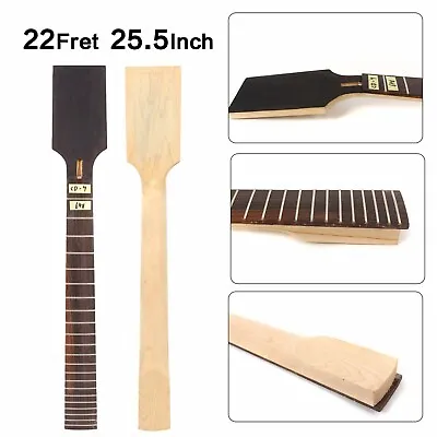 7string Electric Guitar Neck 22Fret 25.5inch Maple Rosewood Paddle Head • $69