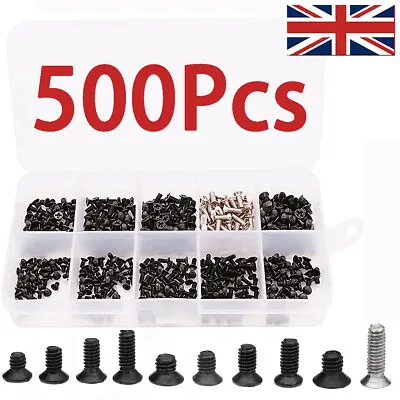 500Pcs M3 PCB Hex Male Female Spacer Threaded Brass Standoffs Screws Nuts Set UK • £7.20