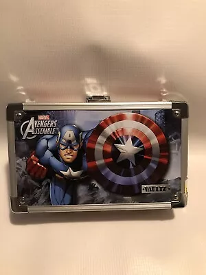 Captain America Marvel Avengers Assemble Vaultz Pencil Gaming Box No Keys • $11.19