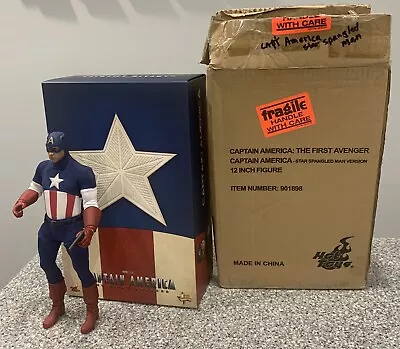 Hot Toys Captain America The First Avenger Star Spangled Man 1/6 Scale Figure • $179.90