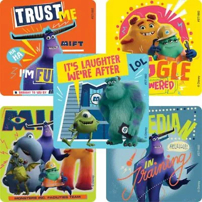 Monsters Inc. Stickers X 5 - Party Favours & Supplies- Sully/Mike Wazowski Work • $1.85