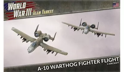 A-10 Warthog Fighter Flight (x2 Aircraft Plastic) American WWIII Team Yankee • $28.80