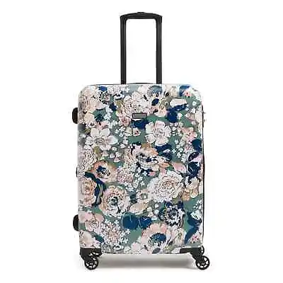 Vera Bradley 26  Hardside Spinner Suitcase Luggage Exuberent Floral Frond Teal • $159.99