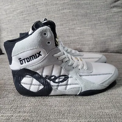 Otomix M3333 Men's Bodybuilding Weightlifting Boxing MMA Shoes SIZE 7.5 White • $79.99
