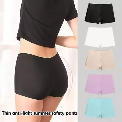 Women Summer Safety Under Shorts Seamless Leggings Pants For Skirt Dress` Nice • £4.22