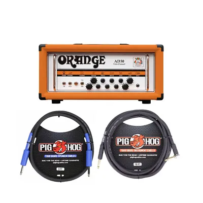 $1699 • Buy Orange Amps AD30HTC 30 Watt Tube Guitar Amp Head With Guitar And Speaker Cables