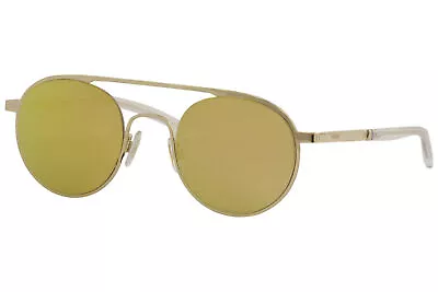 Hugo Boss Men's HG 1000S 1000/S J5GSQ Gold Round Sunglasses 52mm • $59.95