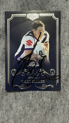 $35 • Buy Signed Billy Slater Melbourne Storm 2017 NRL Elite Premiers Card