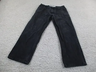 Rocawear Jeans Mens 34x32 Black Cotton Denim Outdoor Emo Goth Punk Skater Grunge • $22.50