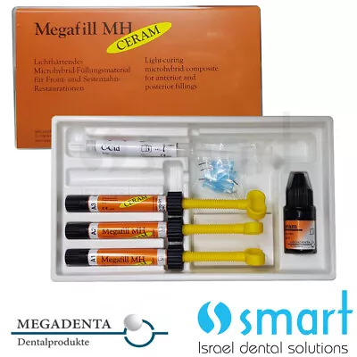 Dental Composite Mega-Fill Ceram Anterior Posterior Filling MEGADENTA Small Set • $59.99