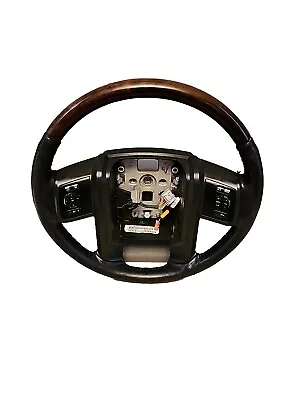 PLATINUM Ford F250 F350 Wood & Leather BARE Steering Wheel ONLY 2013-2016 14 15 • $699