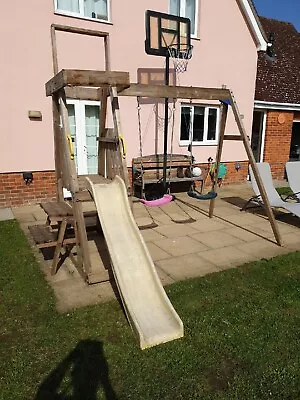 £0.99 • Buy Kids Garden Swing And Slide Set