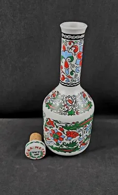 Metaxa Hand Made From Isla Samos Greece Porcelain Decanter Bottle Vintage Empty • $21.99