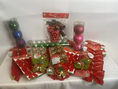 Christmas Box Filled With Assorted Ornaments And Decor. Classrooms Office Home • $14.99