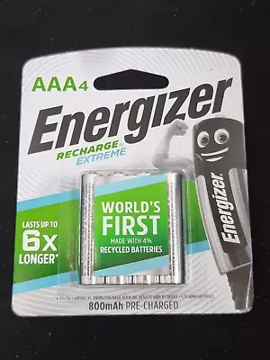 Energizer Aaa4 Recharge Extreme Aaa Batteries (4pack) • $12.25