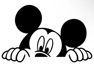 Mickey Mouse Disney Die Cut Vinyl Decal JDM Sticker Multiple Sizes And Colors • $3.49