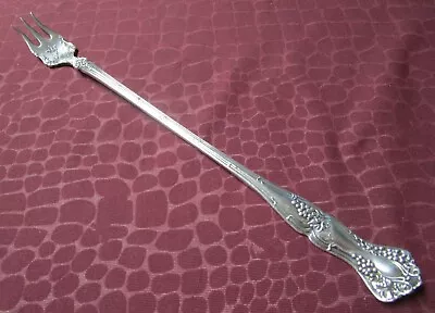 VINTAGE 1904 Long Handle Pickle Fork Silverplate Rogers No Monograms          GU • $27.50