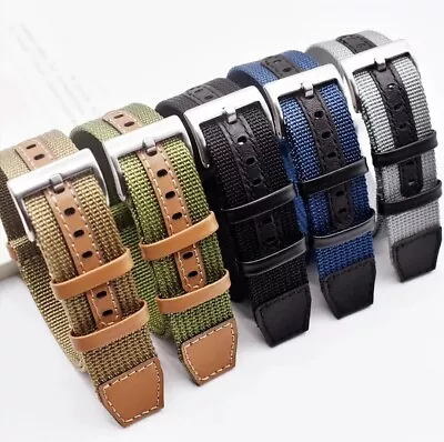 Nylon Strap For Hamilton Khaki Field 20mm Pass Through Band Military Universal • £17.95