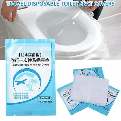 £3.88 • Buy 30/50pcs Disposable Toilet Seat Cover For Travel Paper Flushable Potty Train