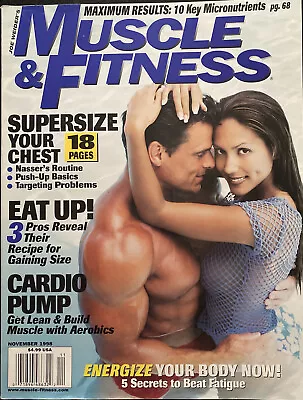 Muscle And Fitness November 1998 The Hot And Sexy Leeann Tweeden And Greg Blount • $15