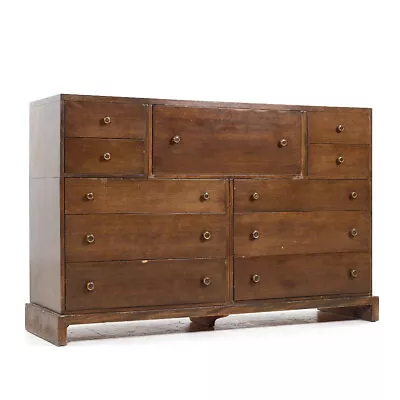 John Widdicomb Mid Century Walnut Double Dresser Secretary Desk • $6447