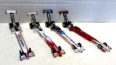 1996 NHRA 6  Racing Champions 1/64 Top Fuel DieCast Metal Dragsters Lot Of 4 • $26.99