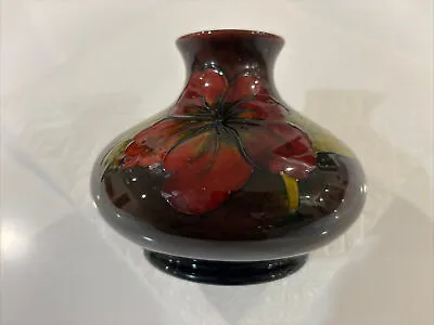 Fabulous Antique Moorcroft Vase  Squat Globular Tube Lined  C 1920's • $225