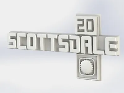 Tamiya Clod Buster Scottsdale 20 Side Logos. • £4.25