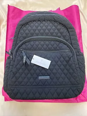 Vera Bradley Essential Backpack 23668-081 Classic Black NWT Free Shipping • $104.99