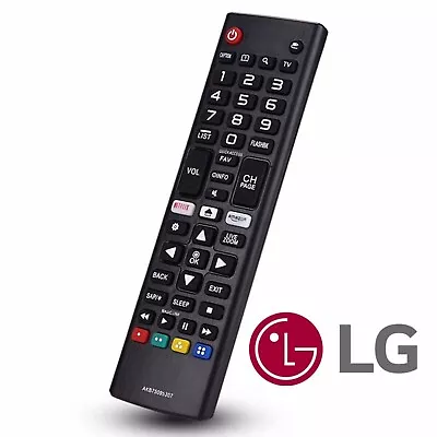 Akb75095308 For Lg Tv Replacement Remote Control  Smart Tv Led 3d Netflix Button • £3.27