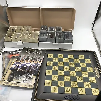 Lord Of The Rings Eaglemoss The Final Battle Complete Chess Set • £250