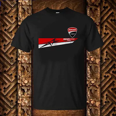 Hot Item !! DUCATI CORSE PREMIUM Moto Apparel Logo T Shirt Men's -MANY COLORS • $24.99