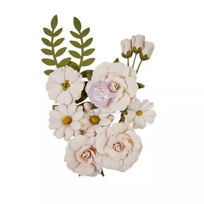 Prima Marketing Mulberry Paper Flowers-Porcelain/Farm Sweet Farm • $10.22