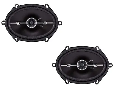 £54.99 • Buy Kicker 43DSC6804 6 X8  2-Way Coaxial Car Audio Speaker Ideal Ford Jaguar Mazda