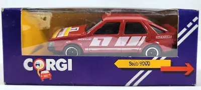 Corgi Red #7 Duckhams Saab 9000 Rally Car #107 Scale 1:43 • $45