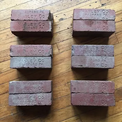 PiCk 1898-1917 HANLEY CO Antique Brick BRADFORD REDS PA 1880 Vintage SIDE Stamp • $27.49