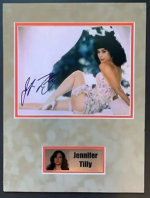 Photo Signed By JENNIFER TILLY With COA Matted W/name Plate • $53.10