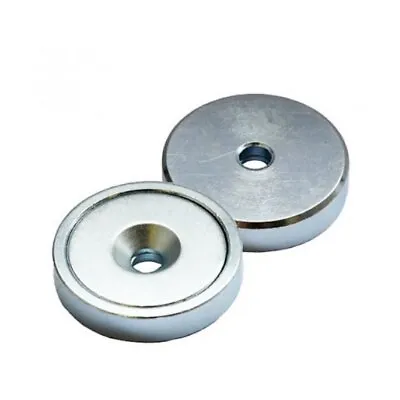 Eclipse Magnetics Neodymium Shallow Pot Magnet Countersunk Hole 13mm E999/NEO • £3.19