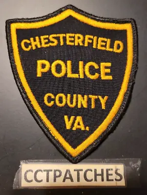 $8.99 • Buy Chesterfield, Virginia Police Shoulder Patch Va