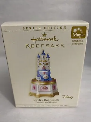 Hallmark Keepsake Disney Cinderella Musical Jewelry Box Castle 2006. • $18