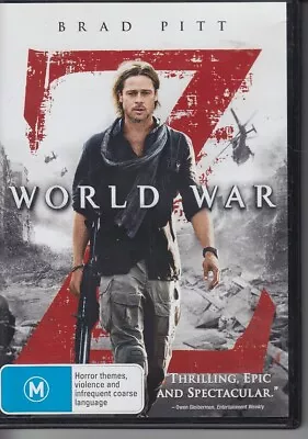 World War Z DVD Region 4 Brad Pitt • $2